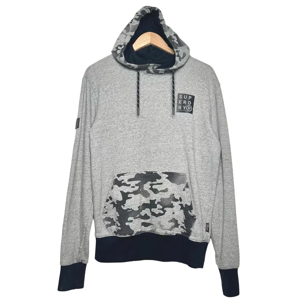 Superdry | Men | Surplus Goods Graphic Camo Loopback Hoodie | Medium